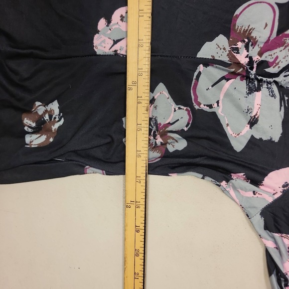 R&B Collection Maxi‎ Dress XL Floral Print Long Sleeve Casual Womenswear - Picture 9 of 10